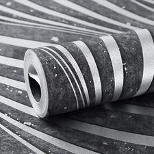 Dark Grey Wallpaper Living