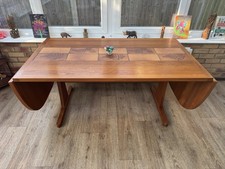 Danish Ansager Møbler Tiled Top Teak Dining Table MCM/Vintage/Retro/Denmark