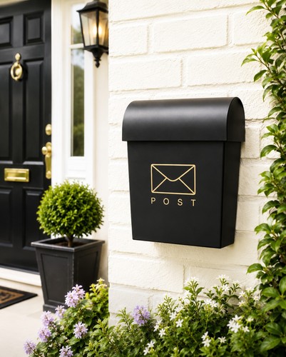 Post box wall mounted - box,