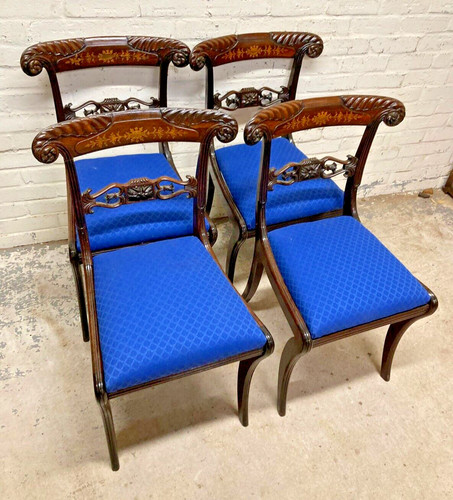 Set antique inlaid - set, of