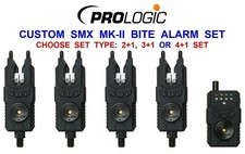 2025 PROLOGIC CUSTOM SMX MKII BITE ALARM SET+CARRY CASE 2+1 3+1 4+1 CARP ROD POD