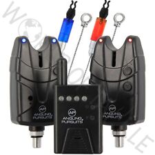 Wireless Bite Alarms 2pc with Receiver AND Bite Indicators Carp Fishing