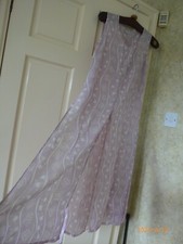 SPECIAL OCC "MICHEL AMBERS"- FINE TABARD/ OVERDRESS - LIGHT PINKY LILAC? - SZ10