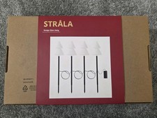 Pack of 4 IKEA STRALA LED Light Stick Christmas Tree Decoration Battery Operated