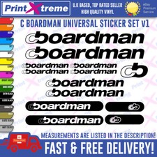 C BOARDMAN BIKES Decal