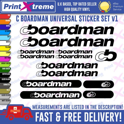 Boardman bikes decal - c,