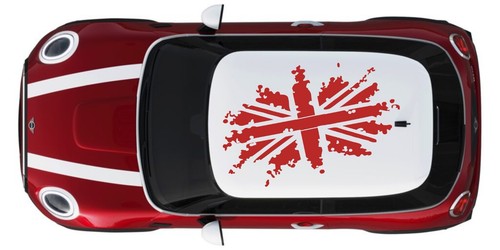 Union jack roof car - union,