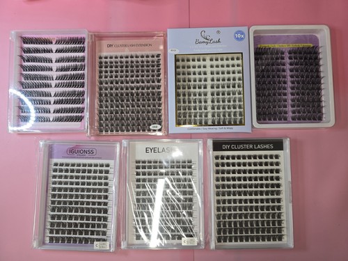Cluster lashes boxes - cluster,