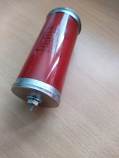 Capacitor 0.1 micro farad 8kV DC, 4cm dia, 11cm length