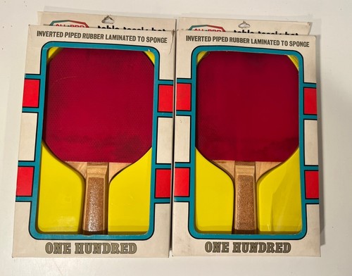 Vintage ping pong - paddles, all