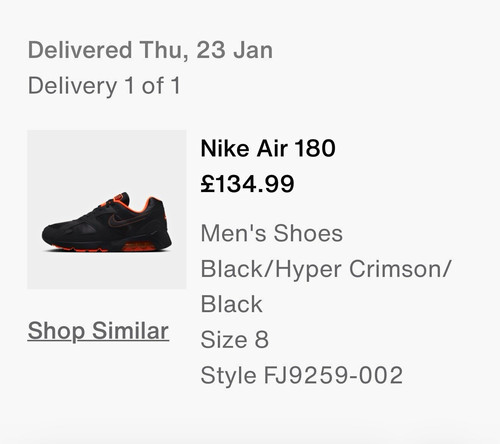 Nike air 180 men trainers - nike, men's