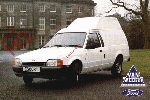 Picture postcard ford escort - picture, postcard:;ford