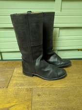 Vintage Leather Riding Boots