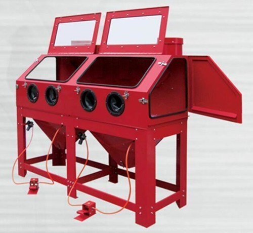 Sand blast cabinet long - blast, long/wide