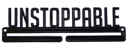 Unstoppable sports medal - unstoppable,