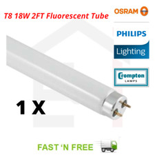 1X T8 18W 2ft Fluorescent Tube