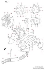 Suzuki Genuine Clamp GP100 D X Engine Transmission Drivetrain 09402-38303-000