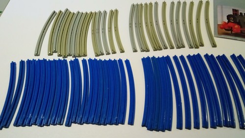 Lego train tracks blue - tracks, and
