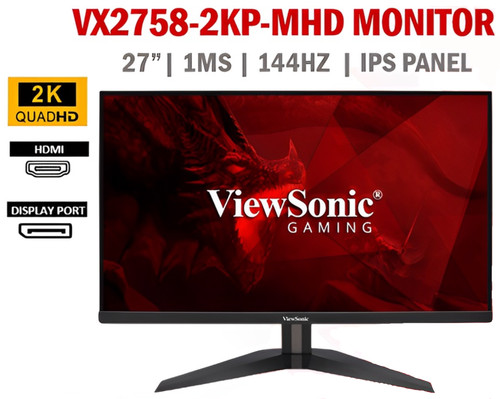 Viewsonic monitor qhd - viewsonic, 27"