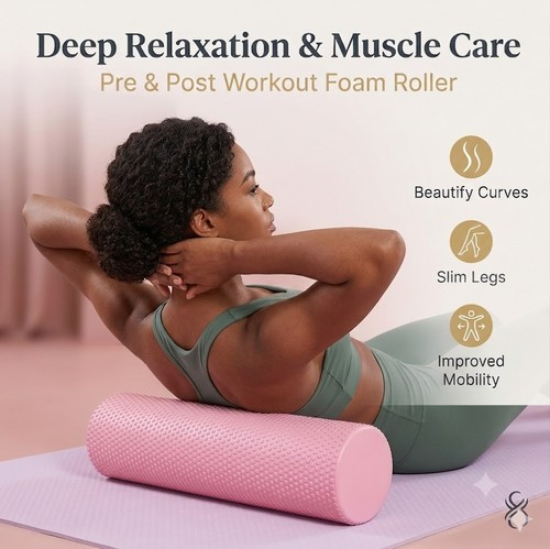 Premium yoga foam roller - yoga,