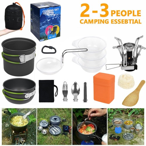 14x outdoor camping pans pots - 14x,