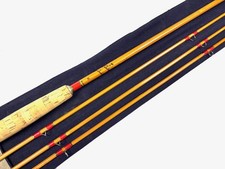 Hardy The Palakona 8’ 6″ 2 piece split cane trout fly rod #6 fine Plus two sp...