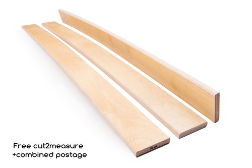 Pack pcs birch wood cm - 5,