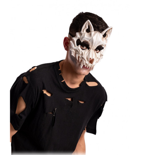 Wolf skull mask prop adult - wolf,