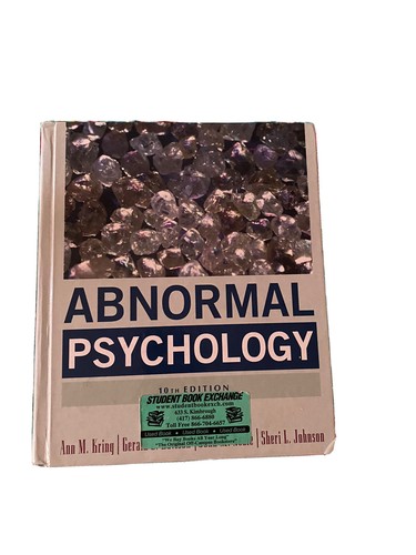 Abnormal psychology textbook - psychology,