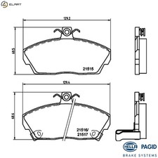 BRAKE PAD SET DISC BRAKE 8DB
