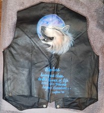 Womens Motorcycle Leather Vest