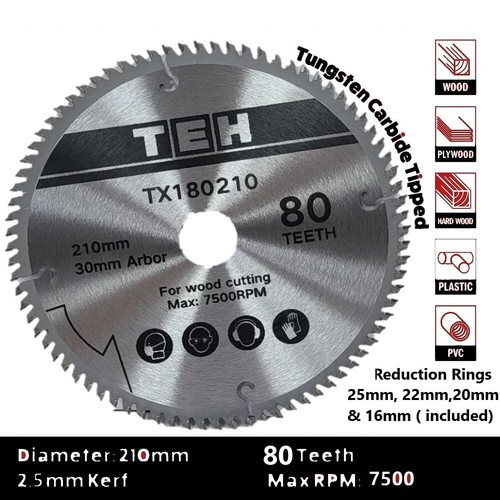 210mm 80t tct - x,
