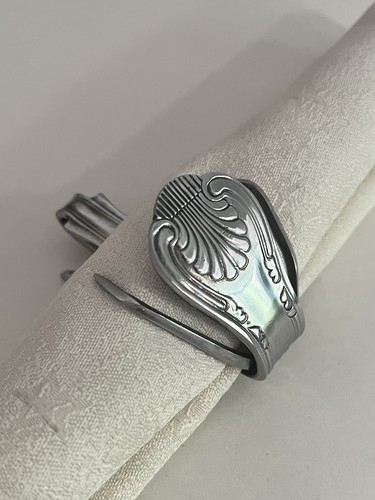 Set silver metal floral - of,