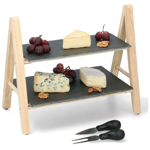 Tier wooden slate cup - tier,