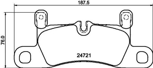 Brake pads 8db - 8db, 355
