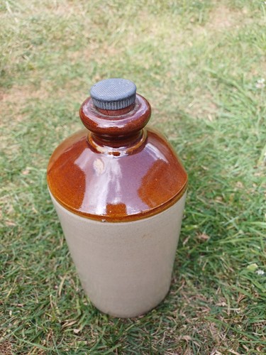 Vintage stoneware bottle - vintage,