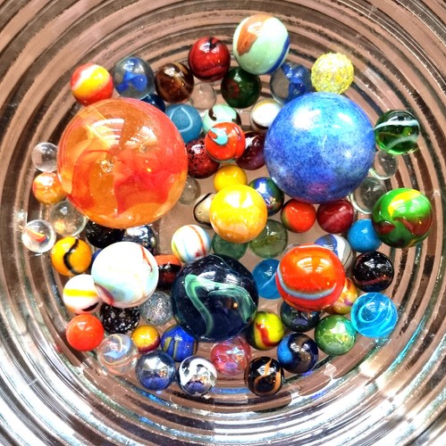 Marbles glass good variety - marbles,