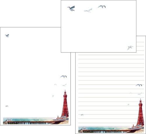 Blackpool seaside a5 - , letter