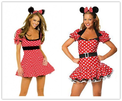 Halloween womens minnie mouse - minnie,