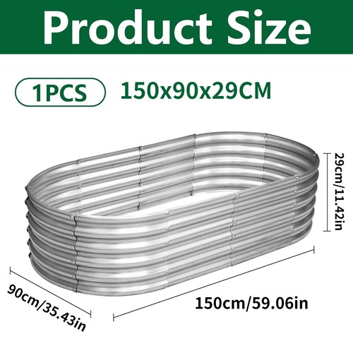 Garden raised bed galvanised - garden,
