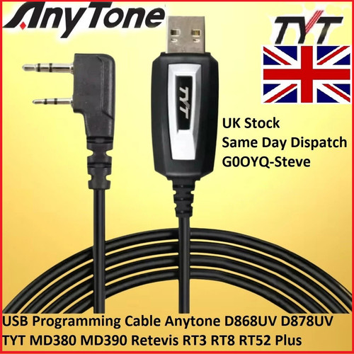 Usb programming cable anytone - programming,