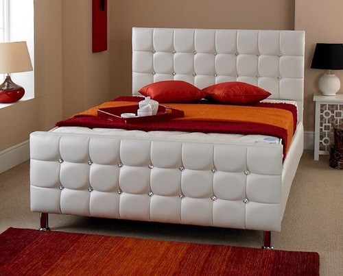 Designer white faux leather - designer,