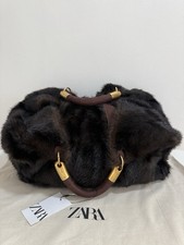 ZARA AW 2025 BROWN MAXI FAUX