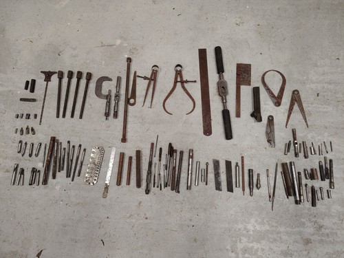 Vintage machinist tool - vintage, lot