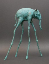 Bronze Figurine " Dali's Space Elephant " by Ruchos