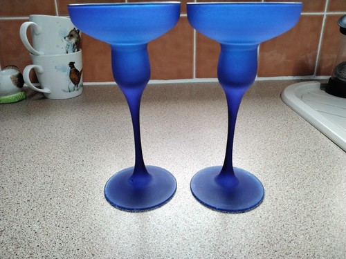 Vintage pair cobalt blue - vintage,