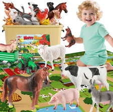 Farm Animals Play Set with