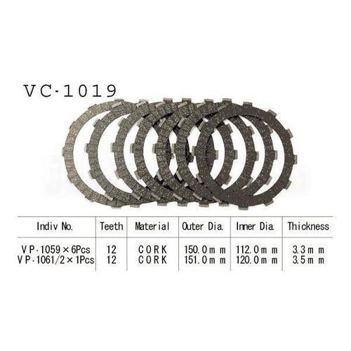 Kit set clutch discs - set,
