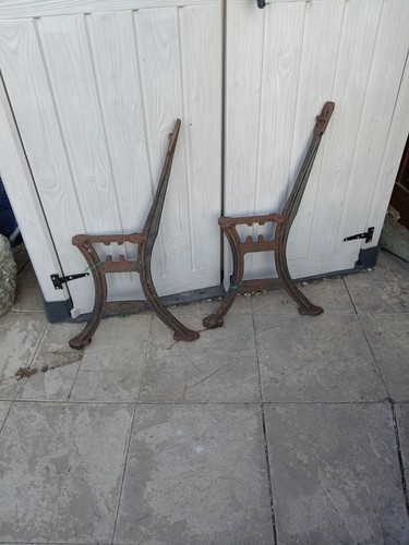 Vintage bench ends - vintage, reclaimed
