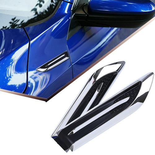 2pcs chrome car air flow - chrome,